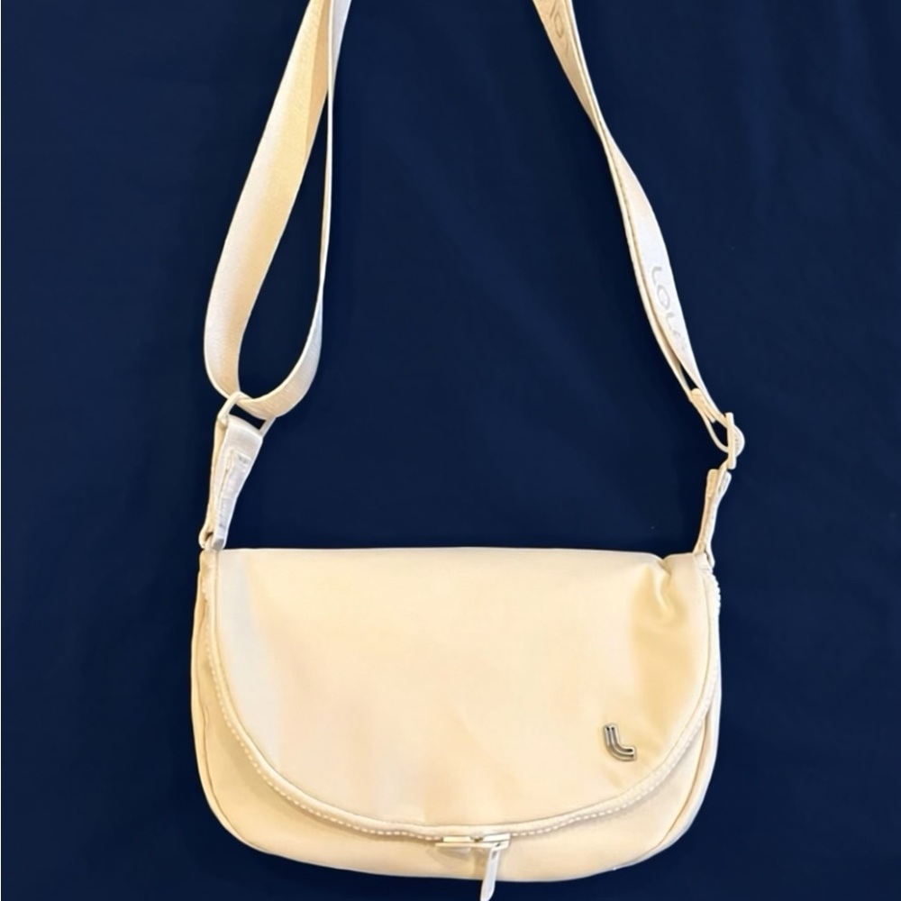 Lole Cream Crossbody Bag